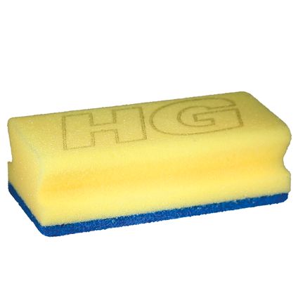 Éponge sanitaire HG bleu/jaune 1pcs
