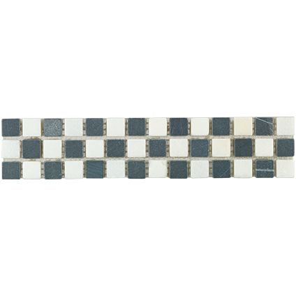 Listello Mosaico zwart 5x23,5cm