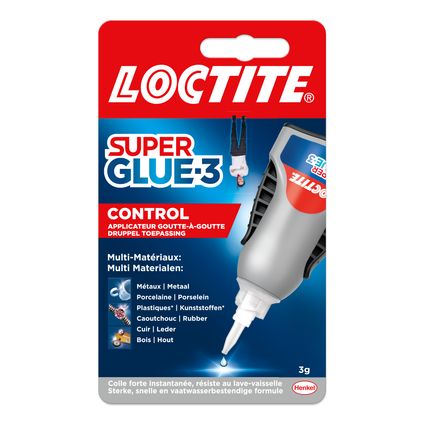 Colle liquide Loctite Super-Glue3 Control 3gr
