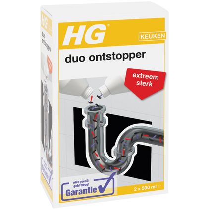 HG Duo Ontstopper 2x500ml