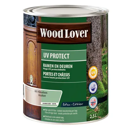 Wood Lover beits 'UV Protect' kleurloos 750ml