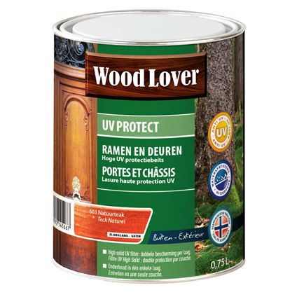 Lasure Wood Lover 'UV Protect' teck naturel 750ml
