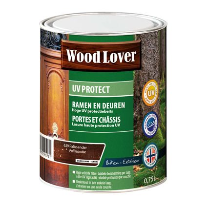 Wood Lover beits 'UV Protect' palissander 750ml