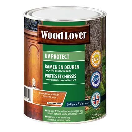 Lasure Wood Lover 'UV Protect' noyer 750ml