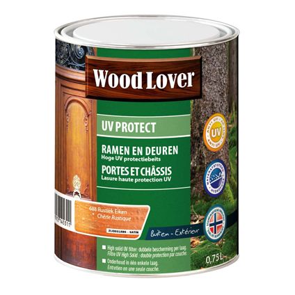 Lasure Wood Lover 'UV Protect' chêne rustique 750ml