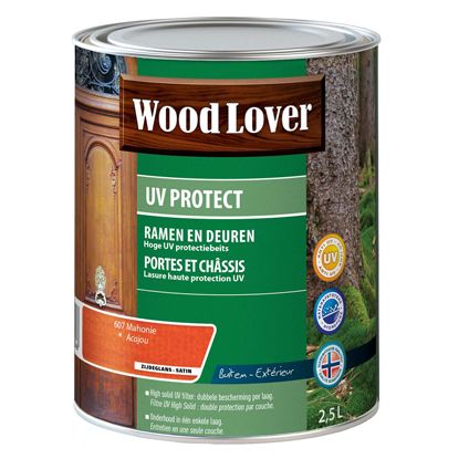 Wood Lover beits 'UV Protect' mahonie 2,5L