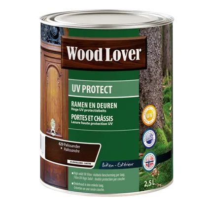 Wood Lover beits 'UV Protect' palissander 2,5L
