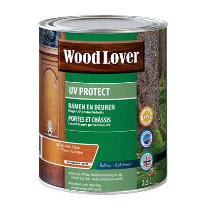 Wood Lover beits 'UV Protect' rustiek eiken 2,5L
