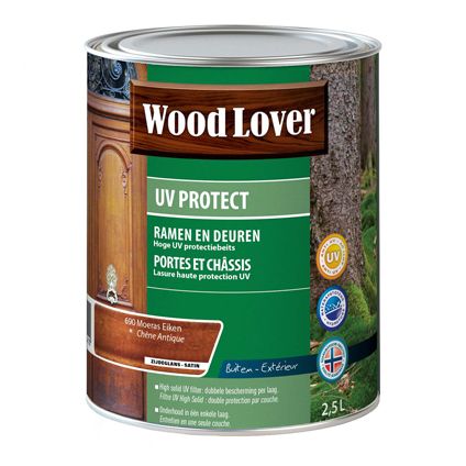 Lasure Wood Lover 'UV Protect' chêne antique 2,5L