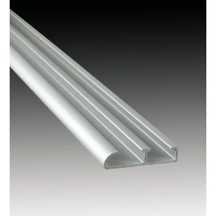 Mac Lean rail & roll geleidingsprofiel aluminium look kunststof 200cm