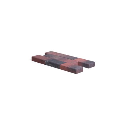 Coeck betonkeien rood/zwart 22x11x5cm velling 3,5/5,5