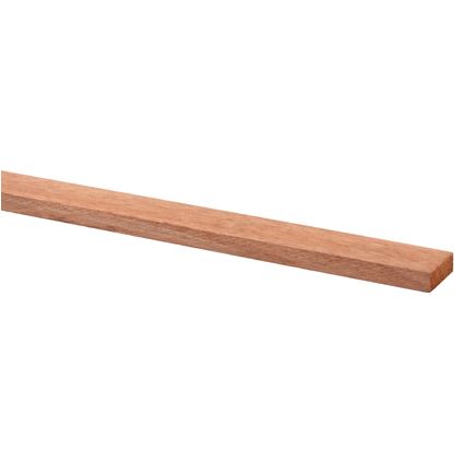 JéWé geschaafd hout lat hardhout Cambara 9x28mm/210cm