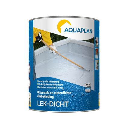 Aquaplan waterdichte coating Lek-dicht grijs 4L