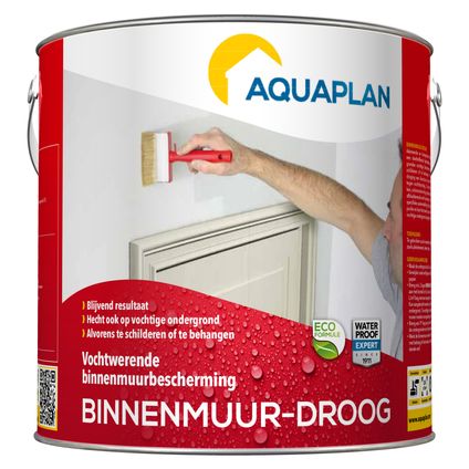 Aquaplan anti-vochtige muren coating wit 2,5L