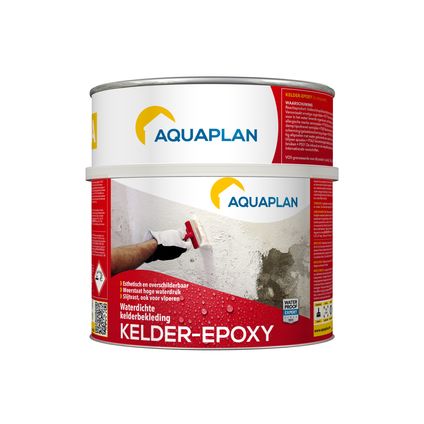 Aquaplan waterdichte coating Kelder-Epoxy wit 1,5L