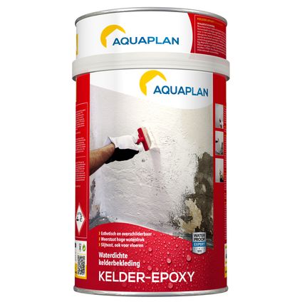 Aquaplan waterdichte coating Kelder-Epoxy wit 4L