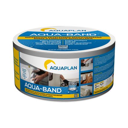 Bande d'étanchéité autocollante 'Aqua-band' grise Aquaplan 5 m x 7,5 cm