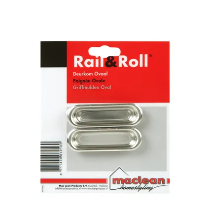 Mac Lean rail & roll deurkom ovaal pakket 2