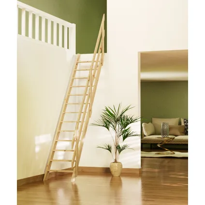 Échelle de meunier Pivoine- Sogem - 275x50 cm - escalier vertical en bois - gain de place 7