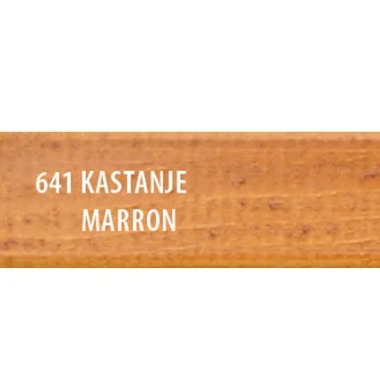 Wood Lover houtbescherming 'Impregnant semi - mat' kastnje 641 - 2,5L 2