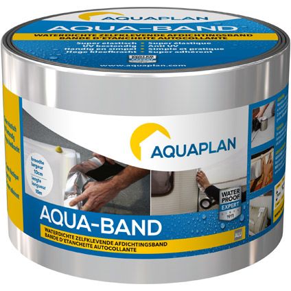 Bande d'étanchéité Aquaplan 'Aqua-Band' alu 10 m X 10 cm