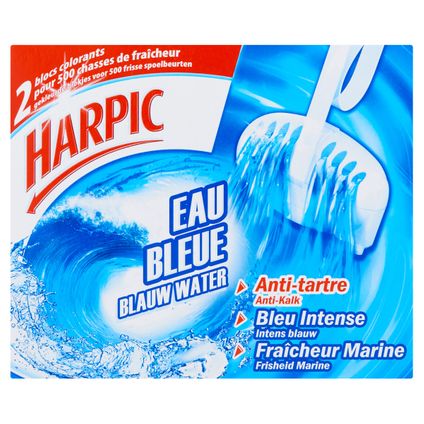 Bloc colorant Harpic Eau bleue 2 pcs