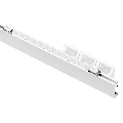 Rail à rideaux Sencys Flat AVR6 blanc 250cm