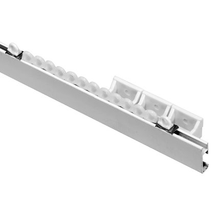 Sencys gordijnrail Flat AVR6 wit 350cm