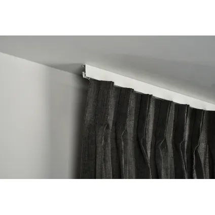 Barre de rideau Sencys Flat AVR6 blanc 350cm  2