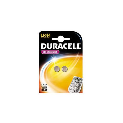 Pile bouton alcaline Duracell 'LR44' 1,5 V - 2 pcs
