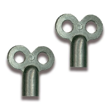 Saninstal sleutels voor aftapkraan chroom 2 stuks