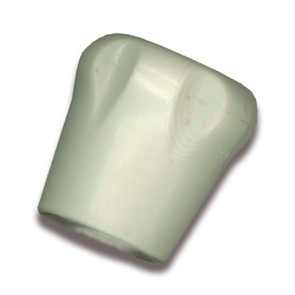 Bouton pour vanne de radiateur Saninstal plastique blanc