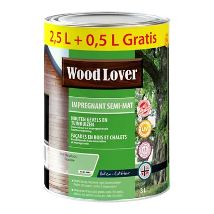 Protection du bois Wood Lover 'Impregnant' mat incolore 001 - 3L