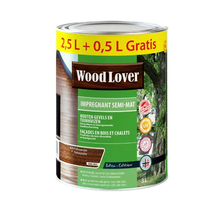 Protection bois Wood Lover 'Impregnant' palissandre 3L