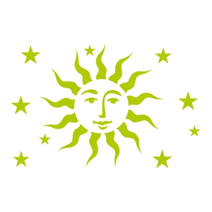 Pochoir ID Stencil grand soleil 50 20x30cm 3