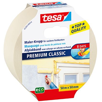 Tesa Afplaktape "Premium Classic" 50mx50mm