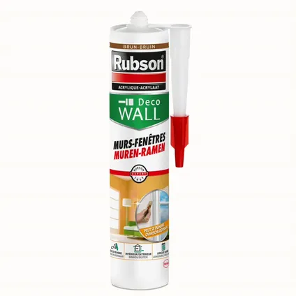 Rubson voegkit Deco Wall Muren-Ramen bruin 280 ml