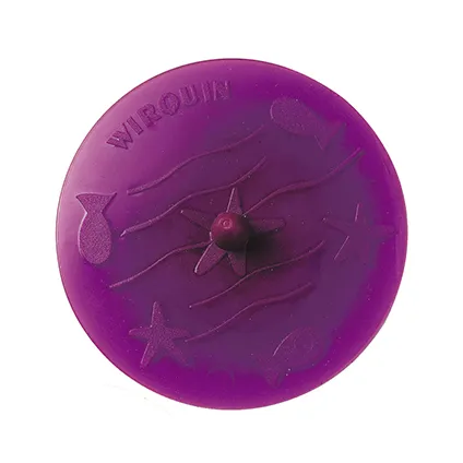Bouchon d'évier Wirquin universel violet Ø 105 mm