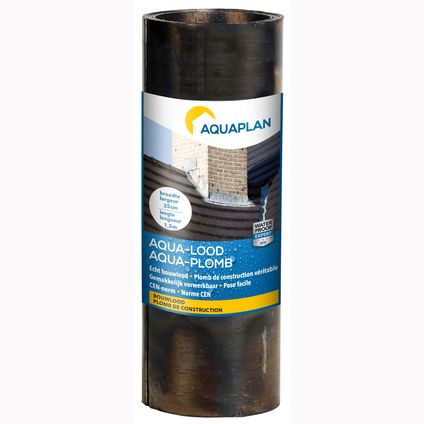 Aquaplan loodrol aluminium 150 x 25 x 0,13 cm