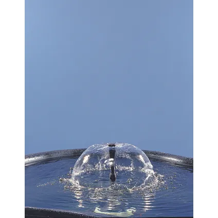 XTRA 1600 - fonteinpomp -met sproeikop: waterbel en vulkaan 5
