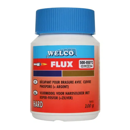 Welco vloeimiddel Flux voor hardsolderen zilver/fosfor 2