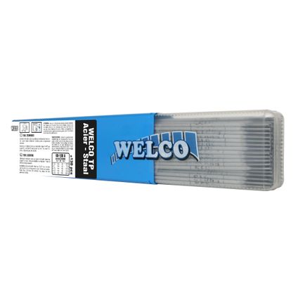 Electrodes de soudure Welco pour acier 2.5x350mm - 130 pièces