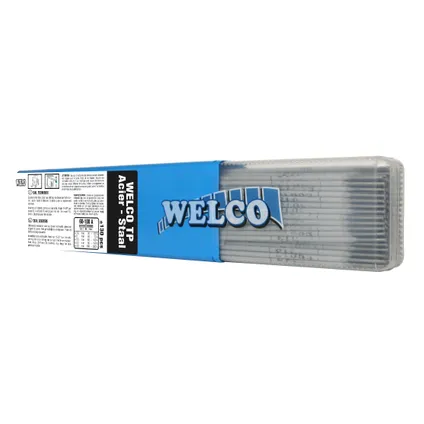 Welco laselektroden voor staal 2,5x350mm – 130 stuks