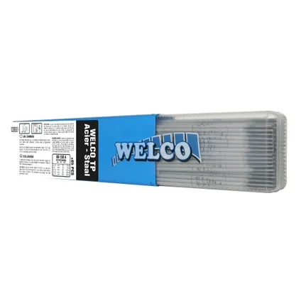 Electrodes de soudure Welco pour acier 3.2x350mm - 85 pièces