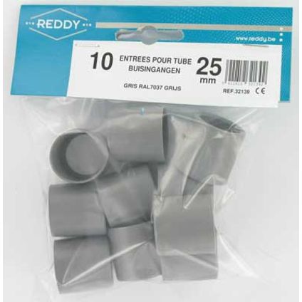 Embouts de protection Reddy 25mm gris - 10pcs