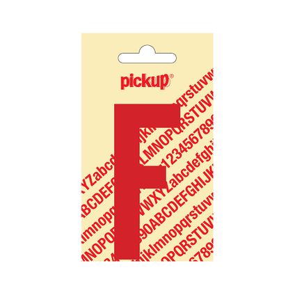 Pickup kleefletter F Nobel 90mm rood