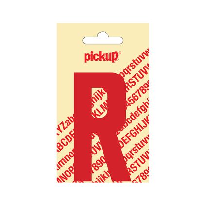 Pickup kleefletter R Nobel 90mm rood