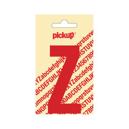 Lettre adhésive Z Pickup Nobel 90mm rouge