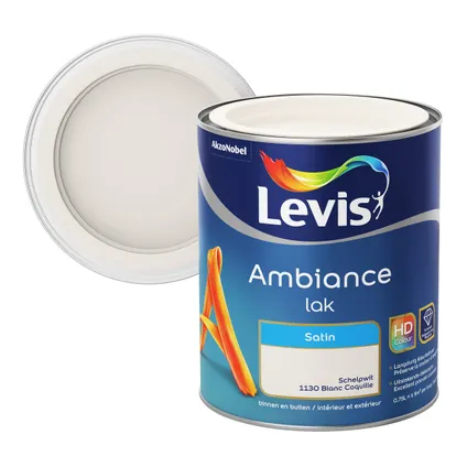 Laque Levis Ambiance blanc coquille satin 750ml
