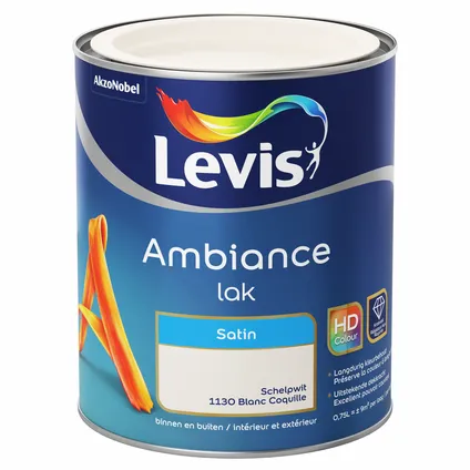 Laque Levis Ambiance blanc coquille satin 750ml 5